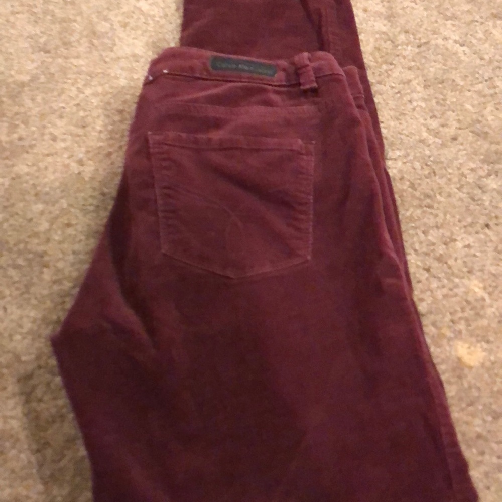 Calvin Klein velvet jeans